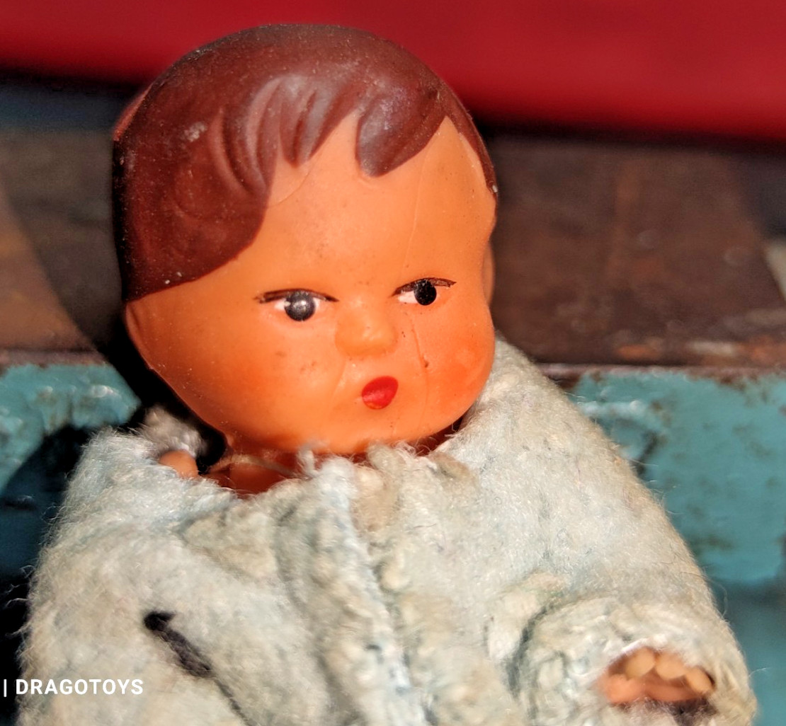 VINTAGE TOY DOLL ‘ARI’ GIRL LADY DDR GDR GERMANY RUBBER CLOTH FIBER SOVIET ERA