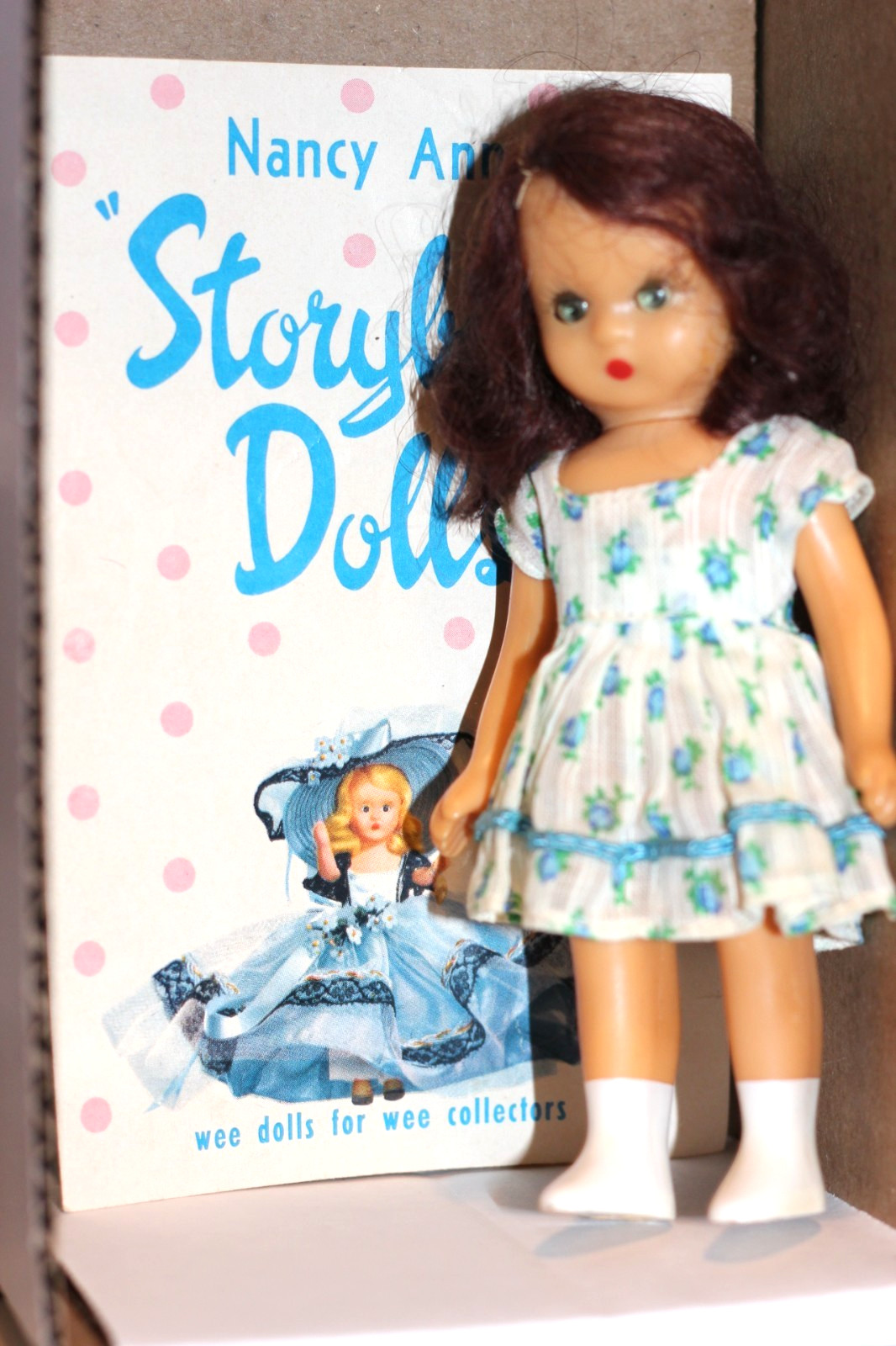 VINTAGE NANCY ANN STORYBOOK DOLL 5.5 INCHES 1940’S