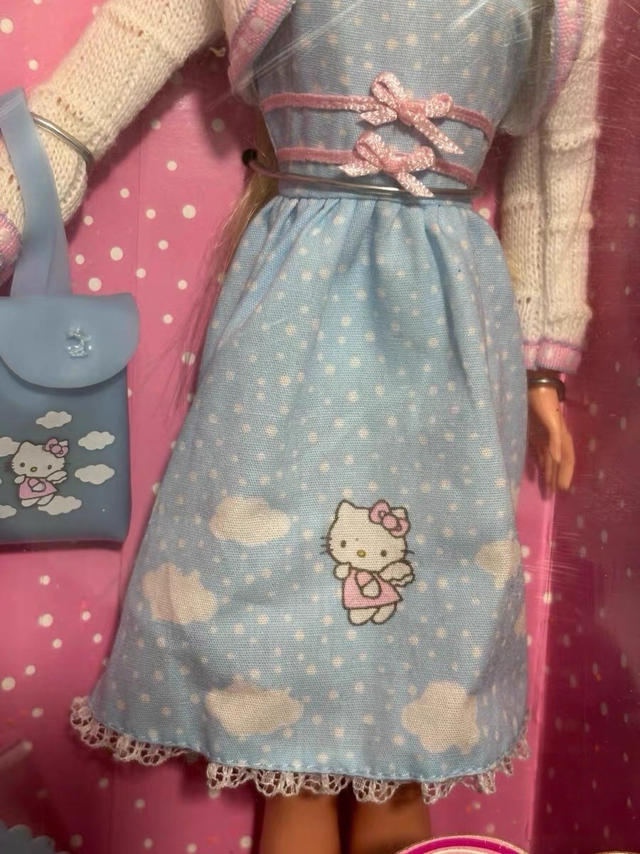Hello Kitty x Barbie Collaboration Doll Bandai Sanrio Limited JAPAN – 1999