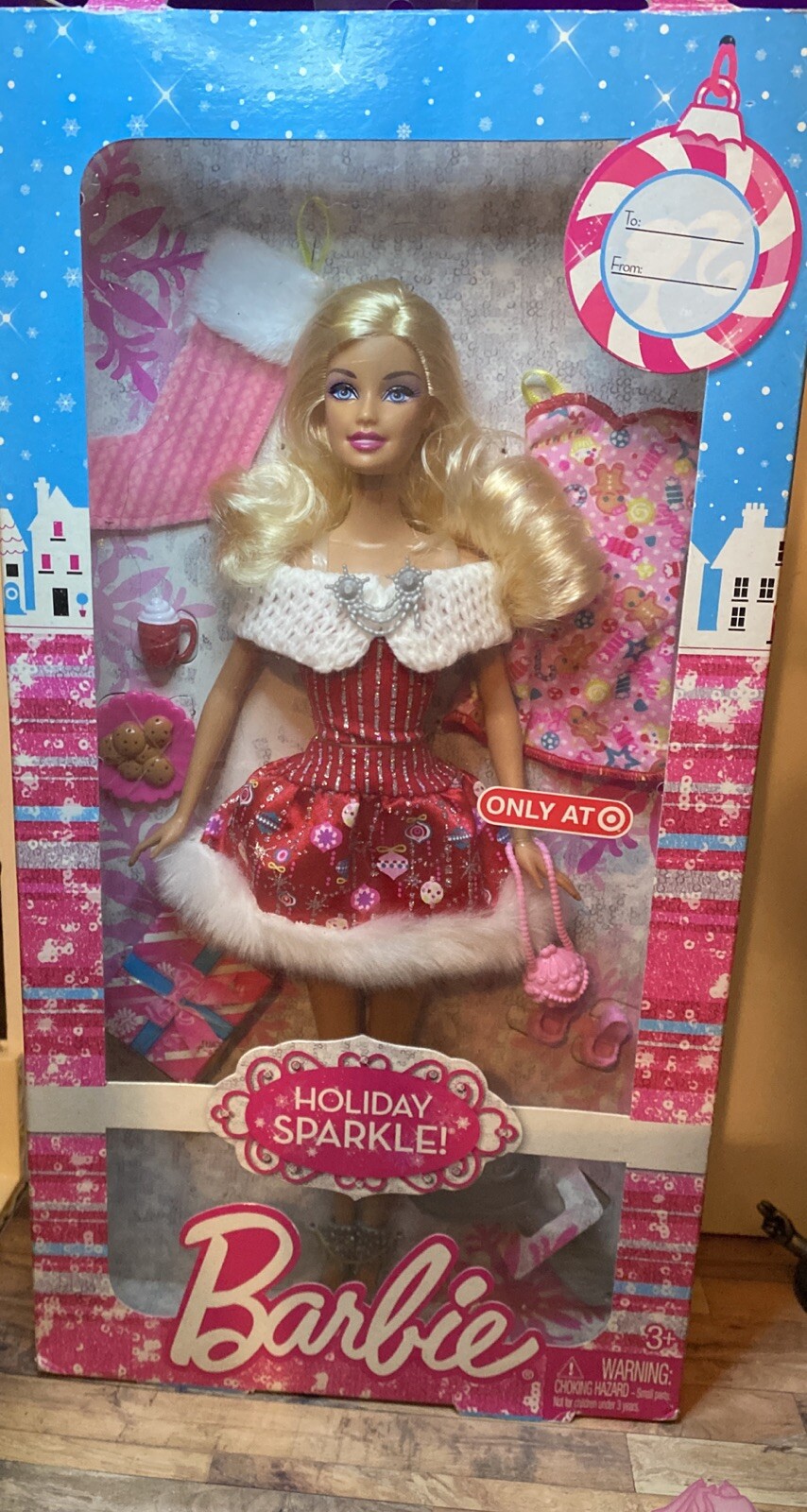 2011 Barbie Doll Holiday Sparkle Target Christmas