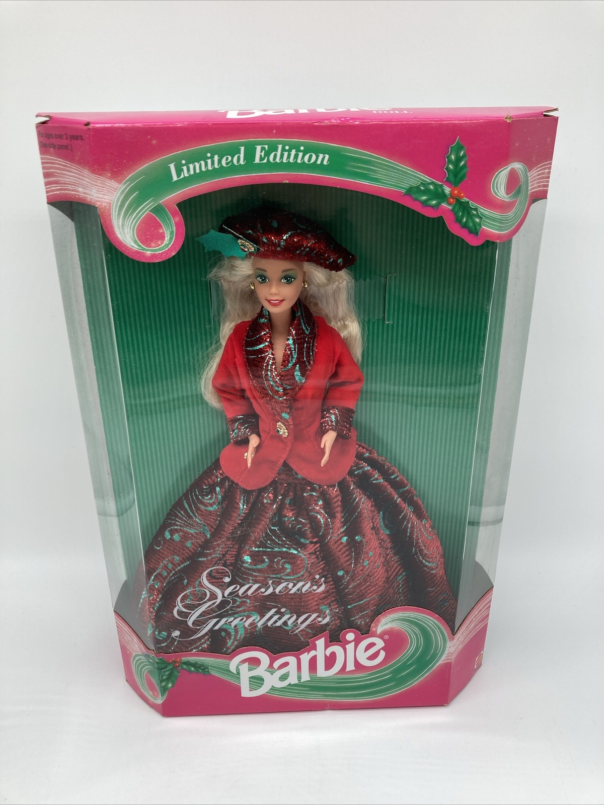 1994 Mattel Season’s Greetings Barbie #12384 Limited Edition
