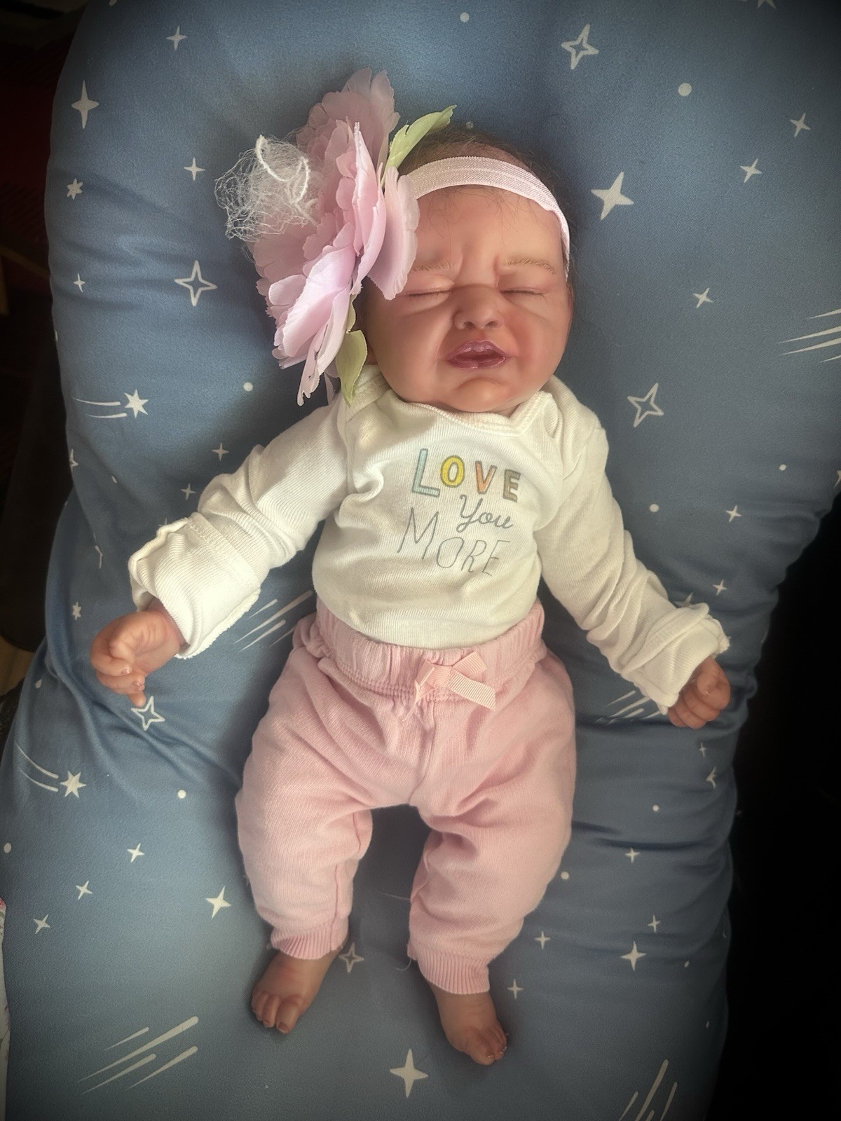 Ooak Reborn Baby Doll Rooted And Weighted Kit Andrea Celeste By Eva Brilli