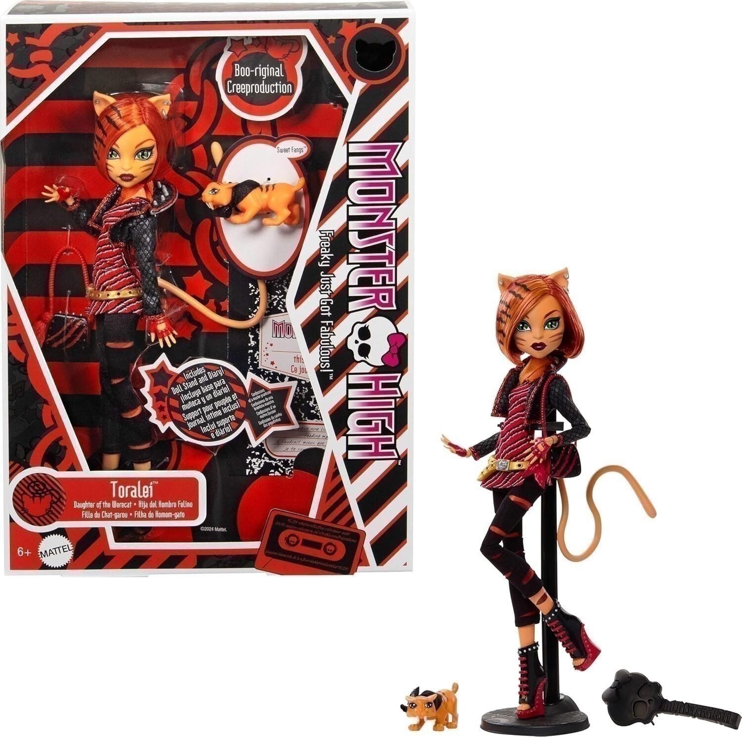 Monster High Boo-Original Creeproduction Meowlody Purrsephon Toralei Operetta