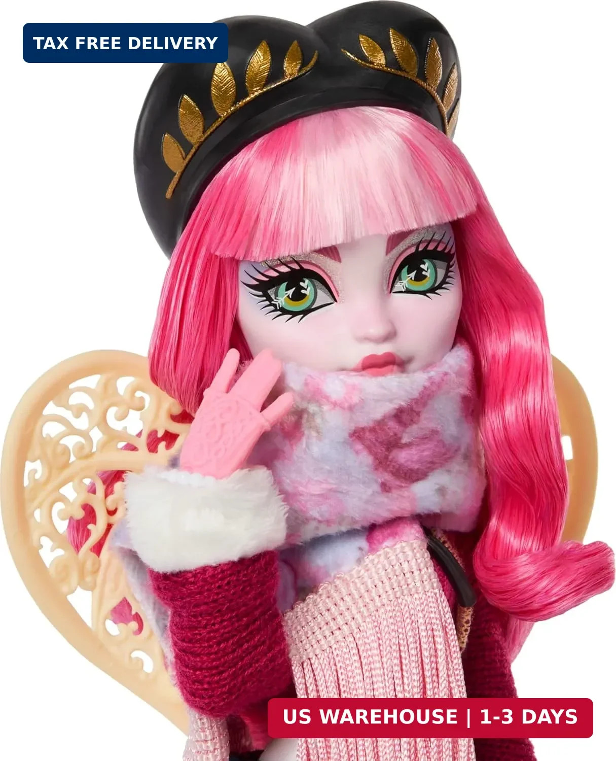 Monster High Skulltimate Secrets Cupid Asteria Doll and Accessories Set, Destina