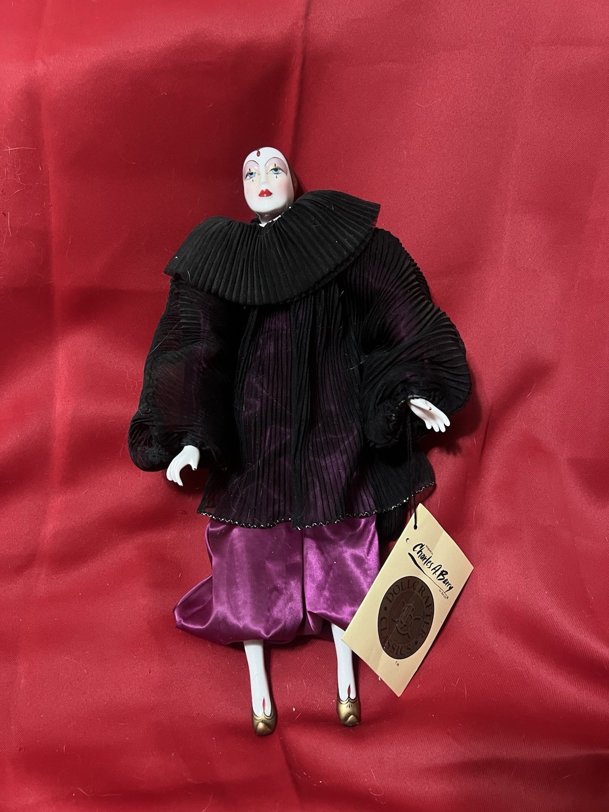 Porcelain Jester Style Doll