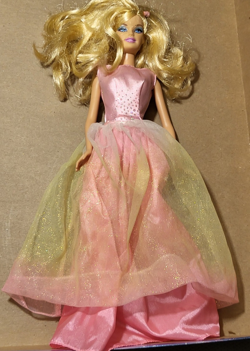 Barbie Doll Glam Style Barbie Doll Pink Gown Party Ball Dress Fashionista C193