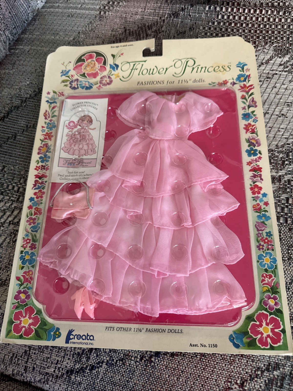 Creata Flower Princess Fashions Doll Clothes. NIP Fits 11 1/2” Dolls