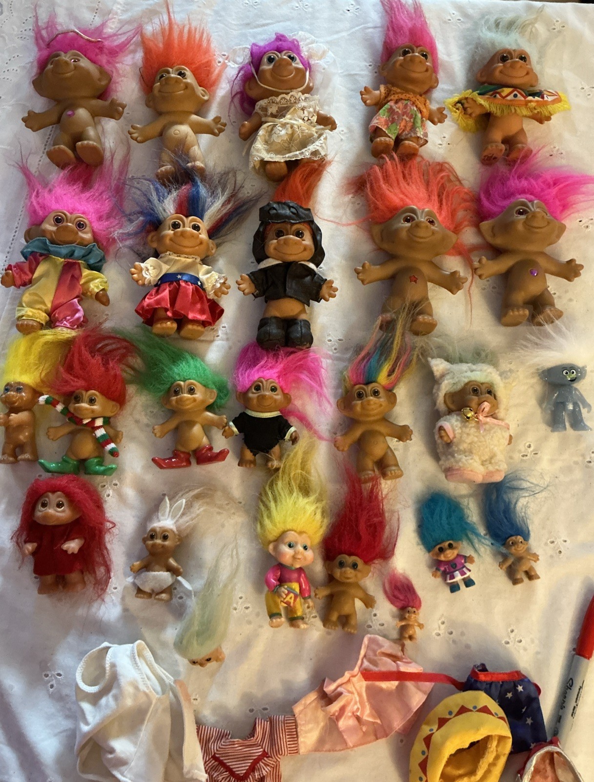 Troll Dolls Lot Vintage