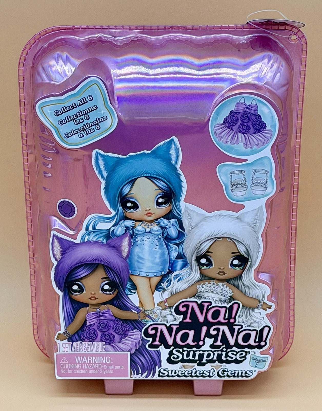 Na Na Na Surprise Sweetest Gems Valentina Lovely 7.5″ Fashion Doll New