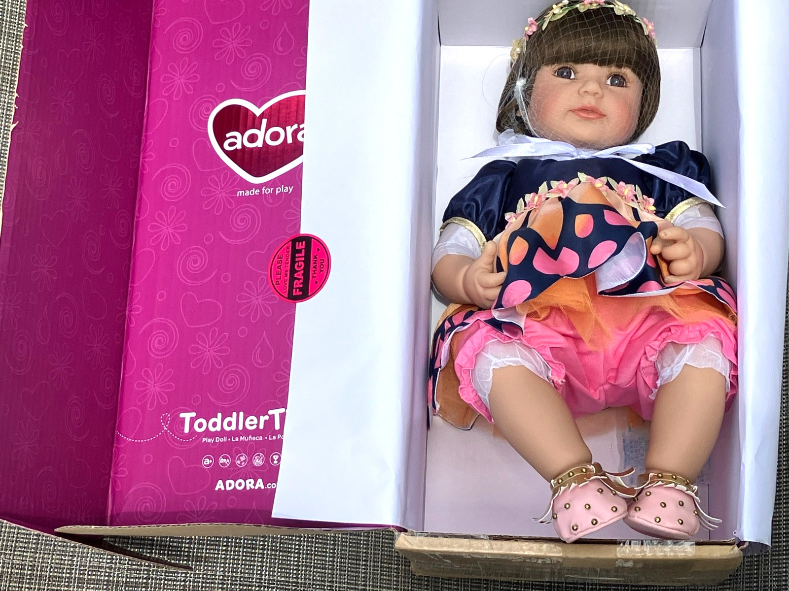 Adora Toddler Time FLUTTERBYE 20″ Doll Charisma Brands 2021 New in box Excellent