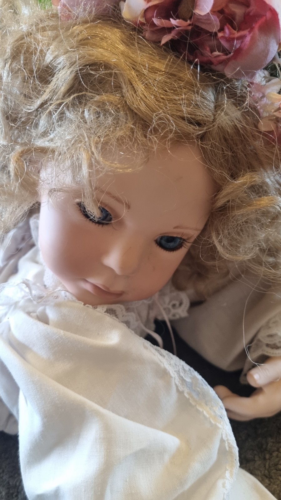 Dressed Amy by Donna RuBert Doll Artworks Child Series Lying Pose 70cm c1990’s