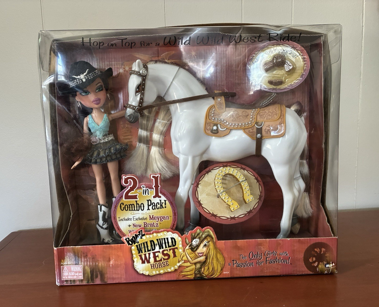 RARE IN BOX Bratz Wild Wild West Meygan Doll & Horse MGA Entertainment 2 in 1