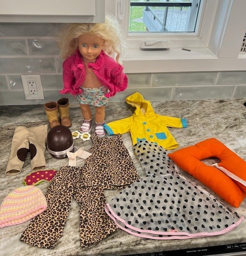 Our Generation Doll With Several Accessories