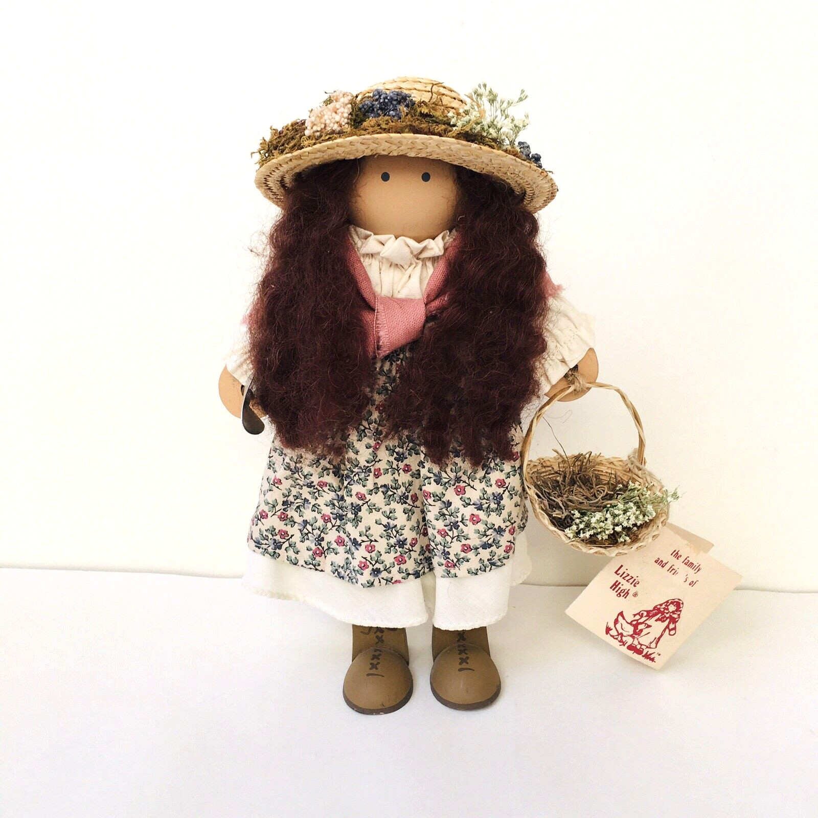 Vintage Lizzie High Wood Doll “Grace Valentine” Second Edition 10″ Tall V-186
