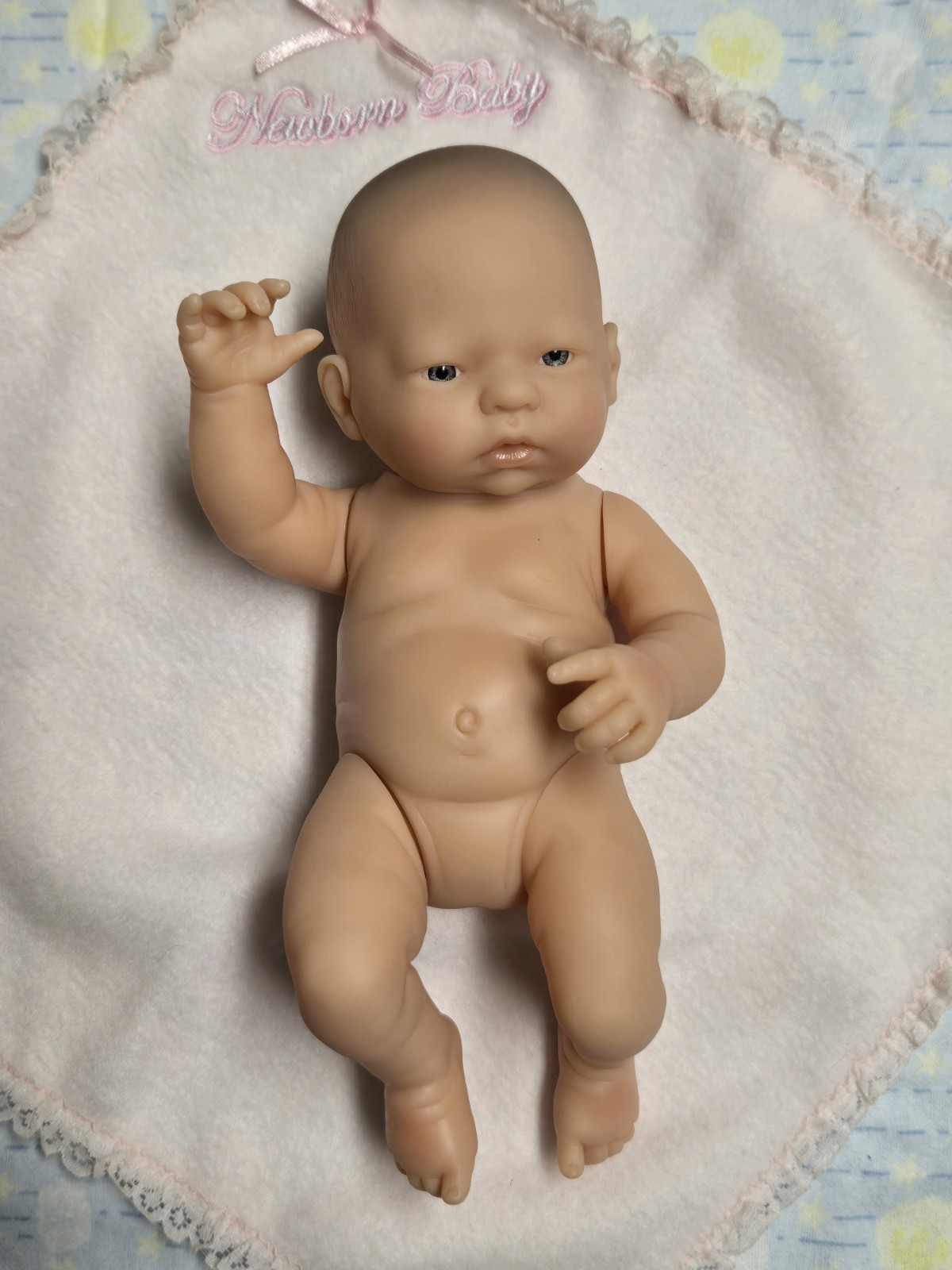 Vintage 1992 For Keeps! Berengeur 9.5″ Baby Girl Doll-Soft Vinyl-In Box #18420
