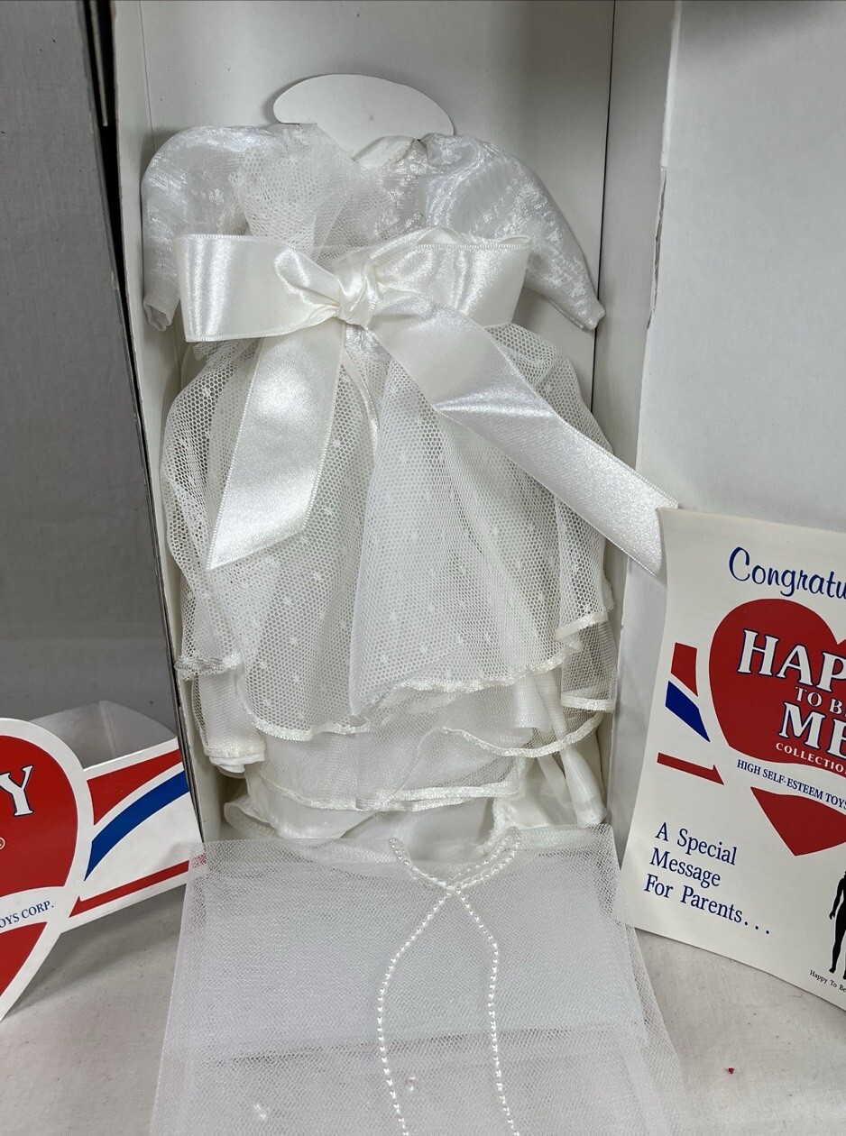 RARE Happy To Be Me Doll Wedding Outfit – Gown, Veil, Bouquet and Shoes NEW D-13