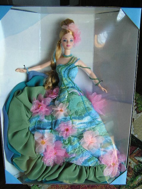 1997 WATER LILY BARBIE- #17783. FROM A PAINTING BY CLAUDE MONET.