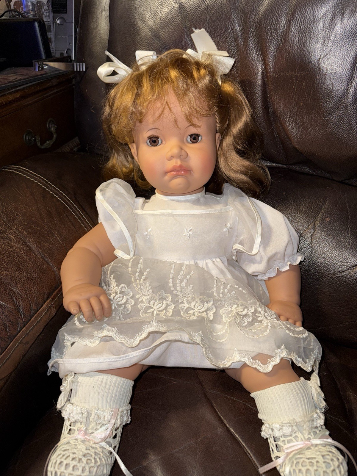 LISSI 22″ BATZ DOLL Vinyl Cloth Baby Doll W Germany Needs Beautiful ?