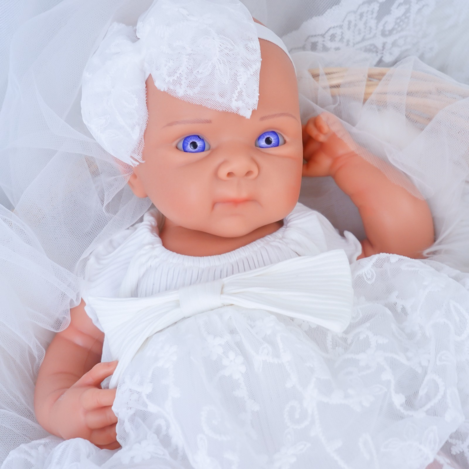 20.1” solid silicone doll silicone reborn doll silicone girl doll toys gifts