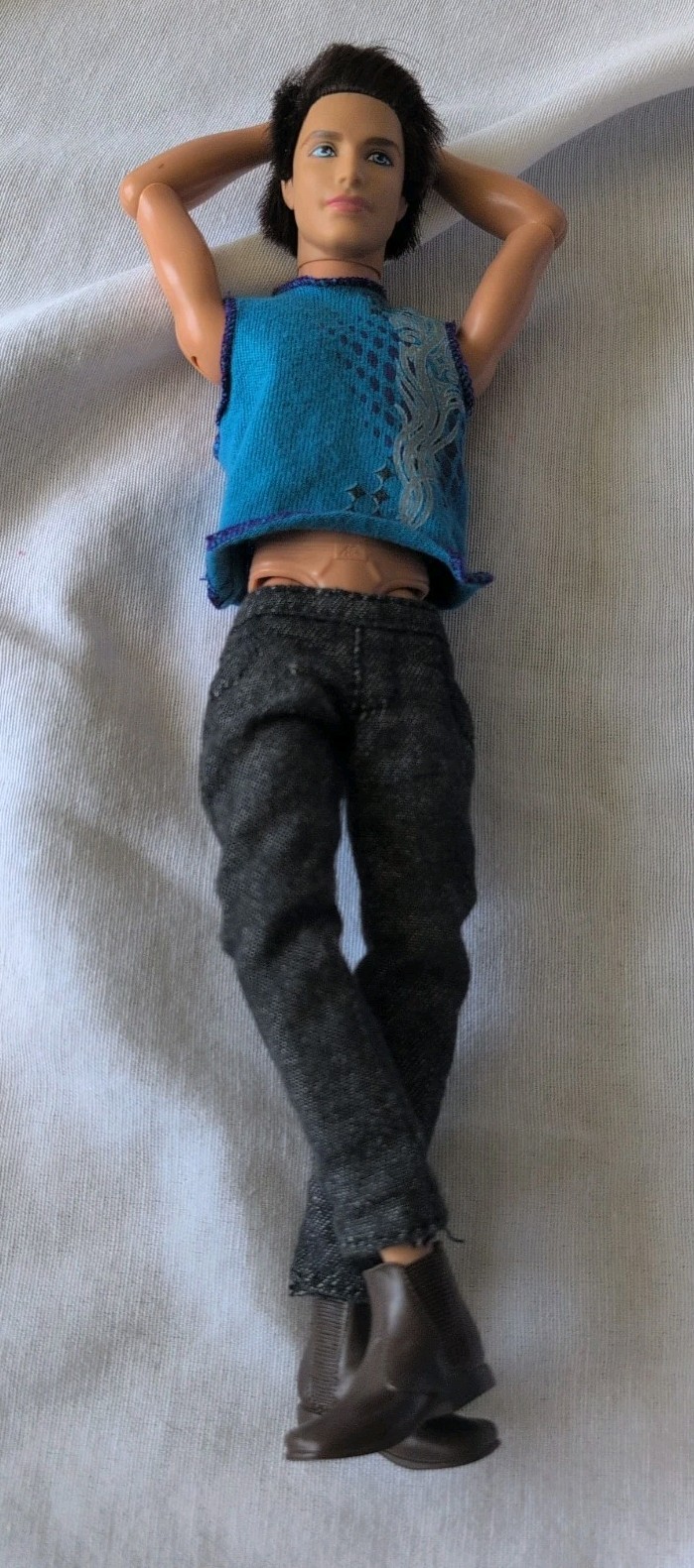 Barbie Fashionistas Swappin Style Sporty Ken Ryan Doll 2010 Brunette Articulated