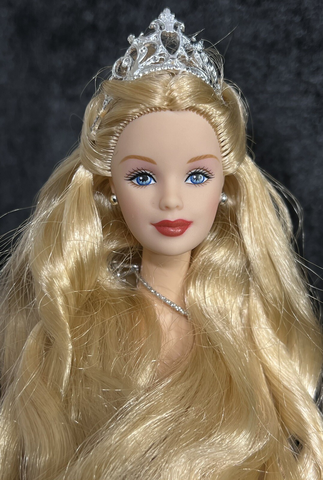 Blonde Princess 2000s Mattel fashion barbie doll-knees bend-Nude for OOAK-T-30