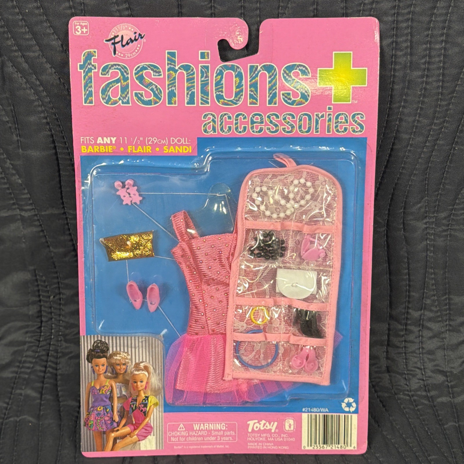 Vintage TOTSY Flair Fashions + Accessories Doll Outfit Dress NRFP Sealed 11.5″