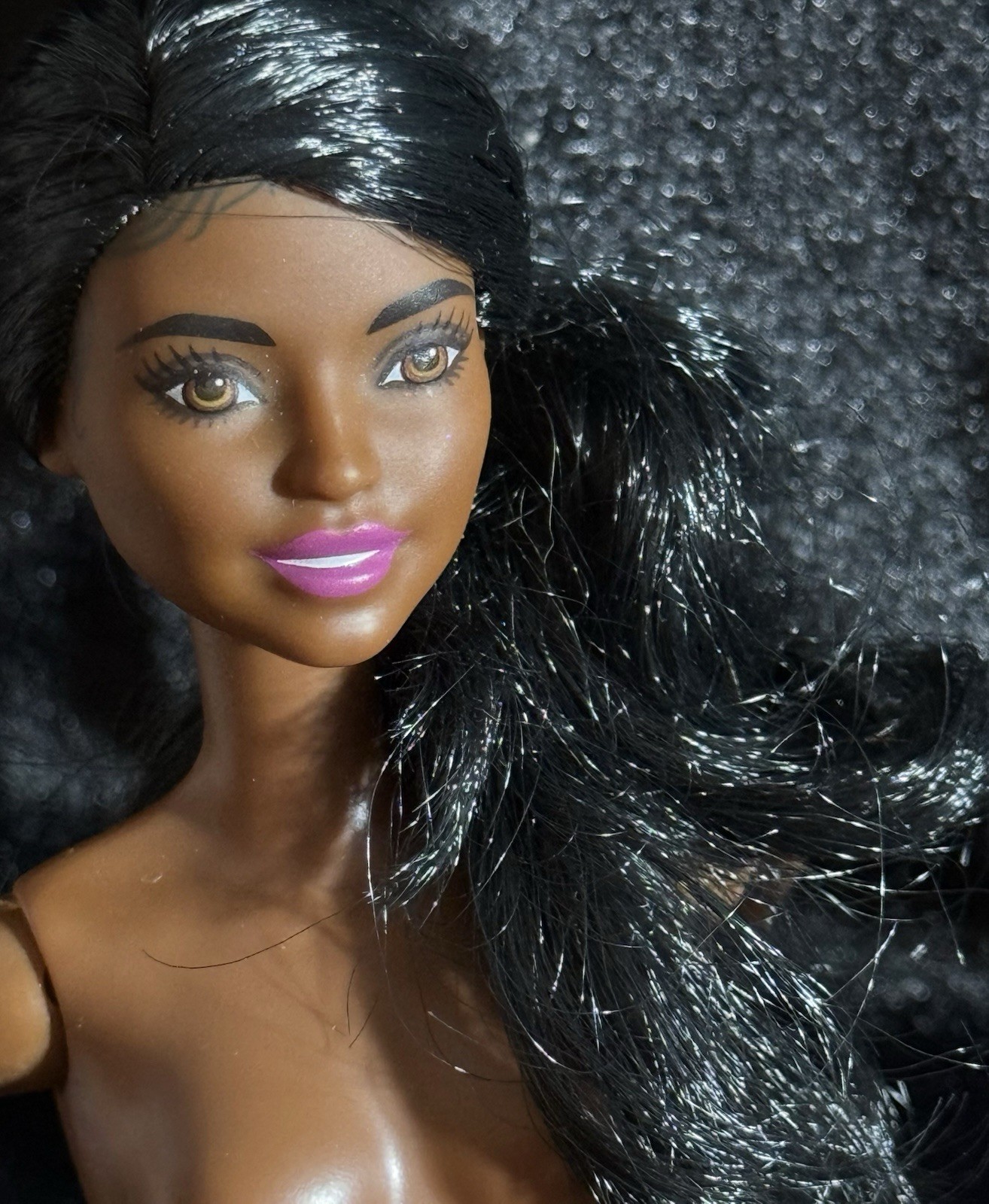 Brunette /African American Mattel Barbie Doll-Nude for OOAK-O-1