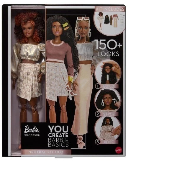 2026 Barbie You Create Barbie Basics Neutral Kit 002 NEW #JJX36