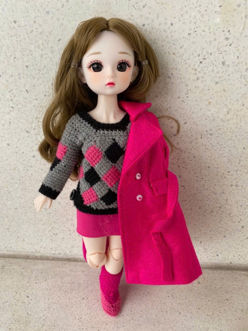 [Made to order] Emily Doll Handmade Gift Set – Emily in Paris Series – Pinky Set