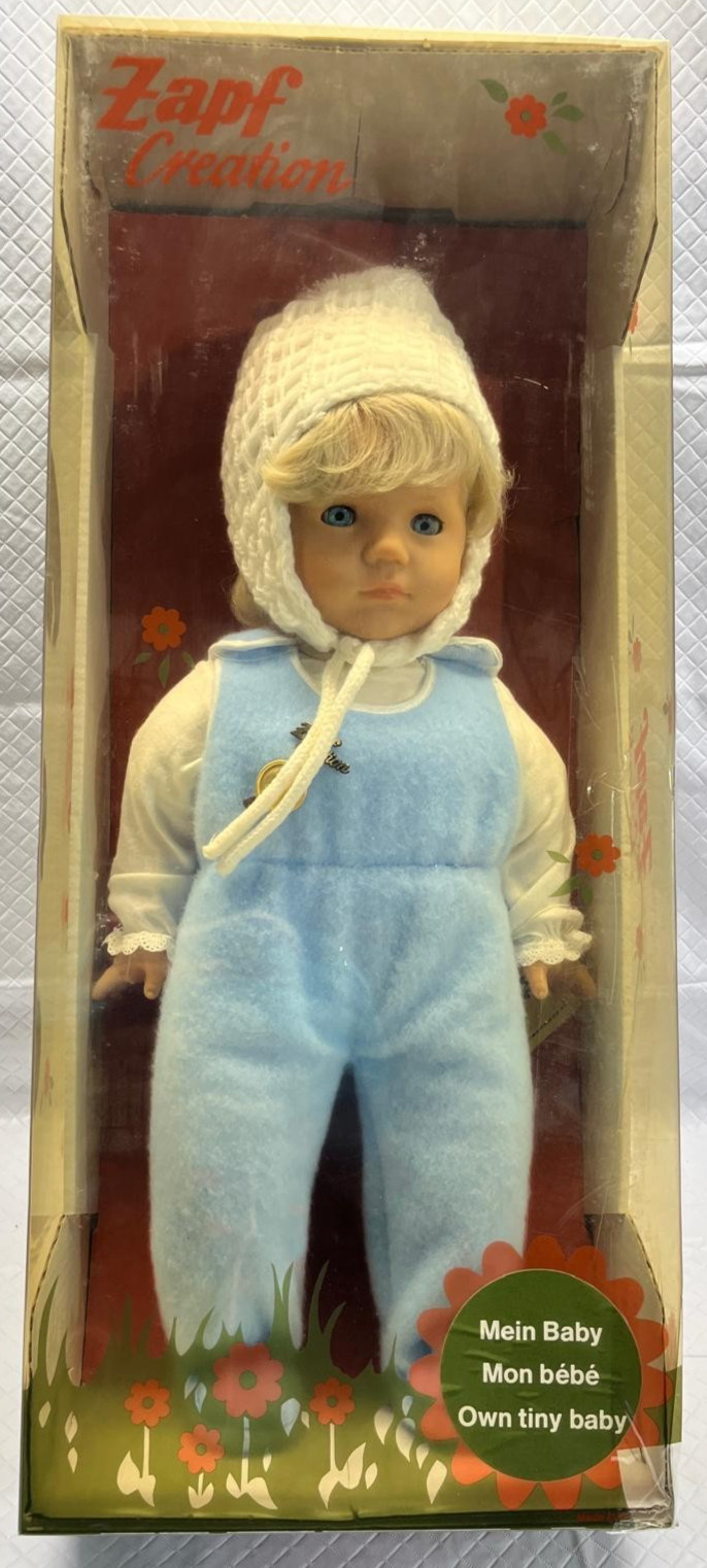Zapf Creation Mein Baby Doll 21” in Box Vintage