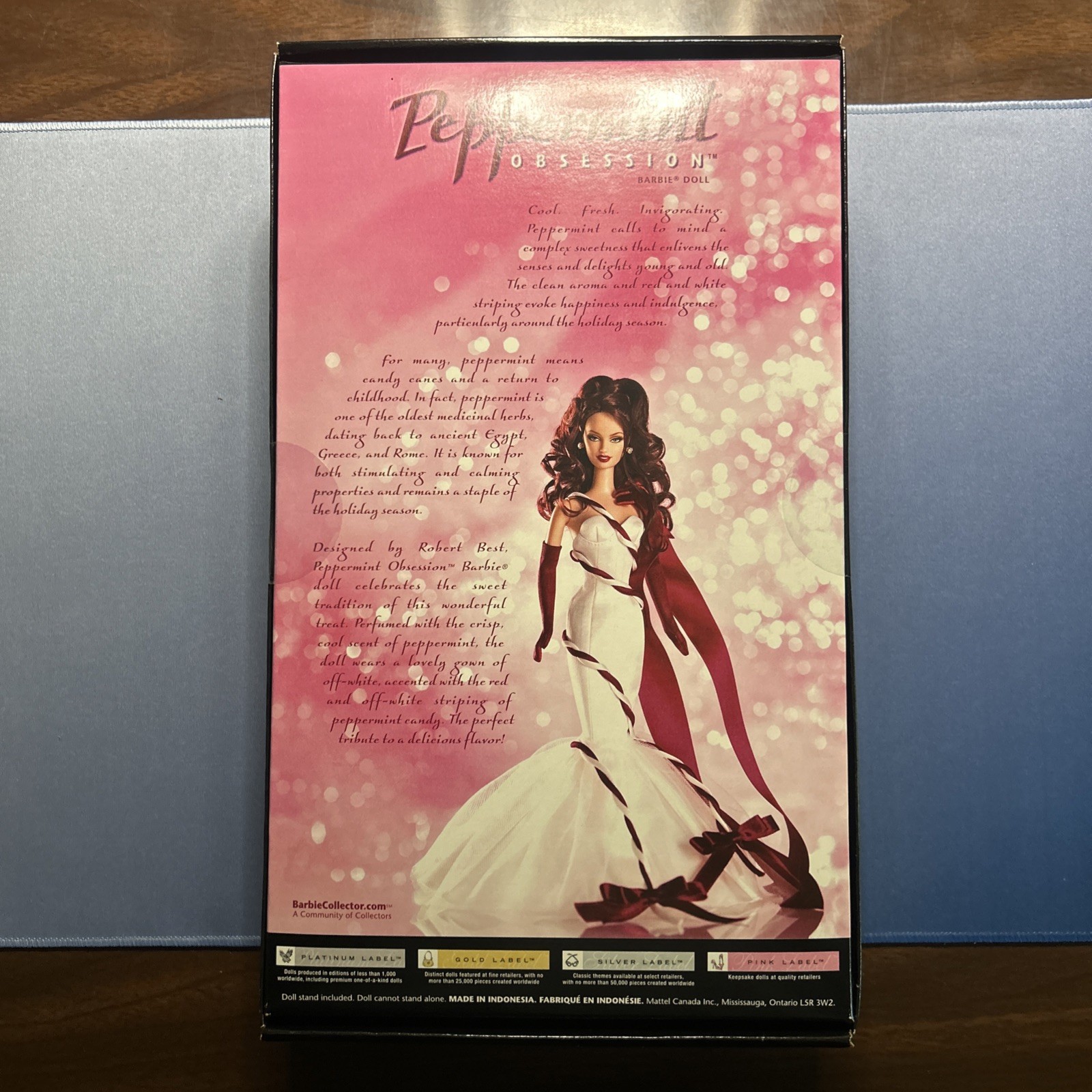 2005 Silver Label Peppermint Obsession Scented Collector Edition Barbie Doll