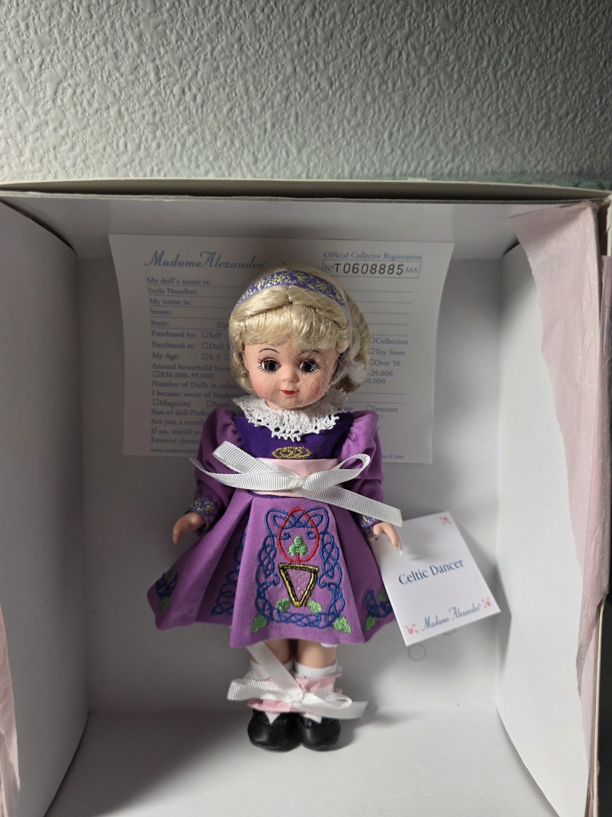 Madame Alexander 8in Celtic Dancer Fashion Doll 34145 Original Opened Box