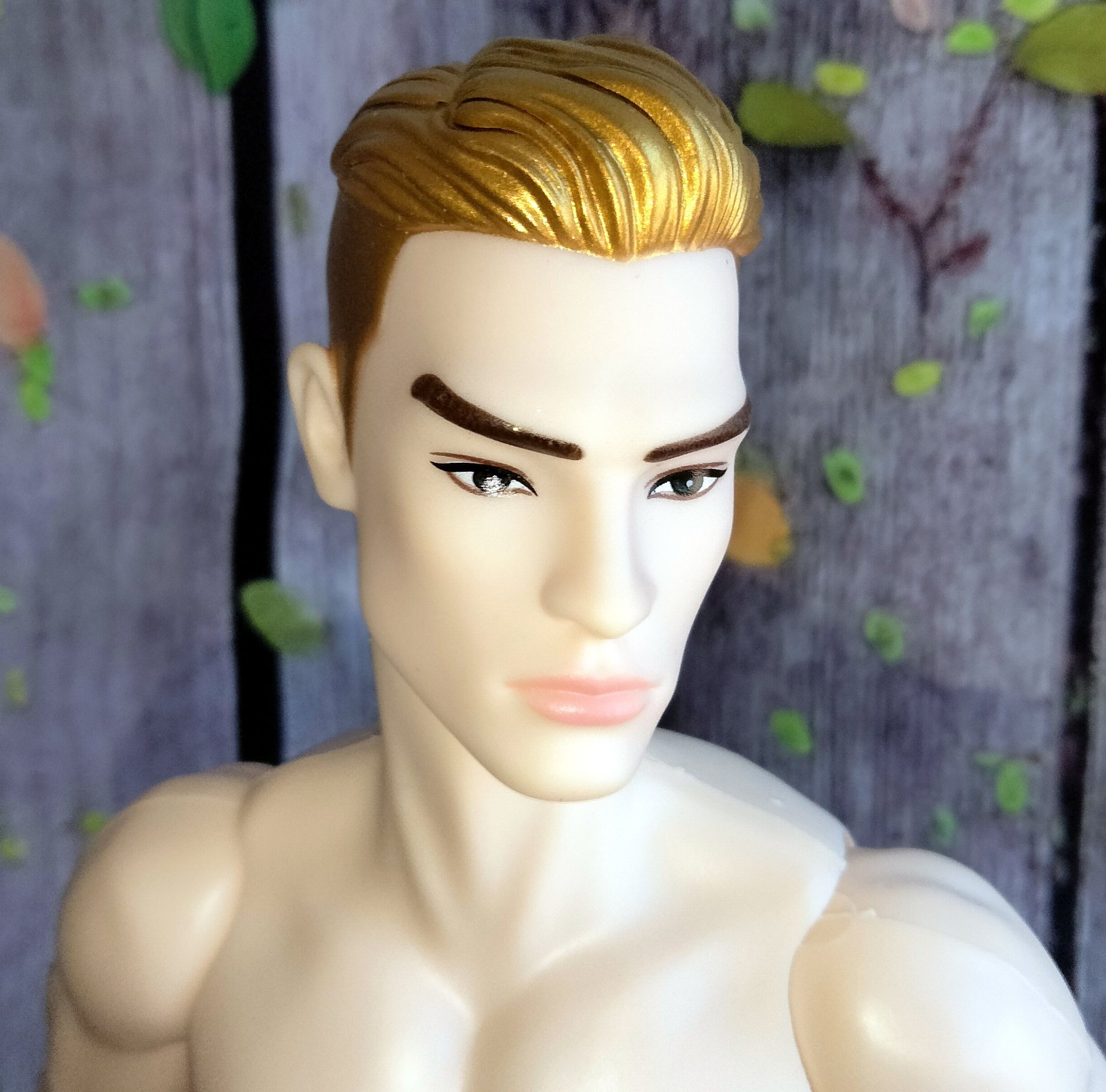NUDE SUPERMODEL DOLL MALE BJD BLONDE 35CM STRONG 13 ARTICULATIONS ~ IN STOCK