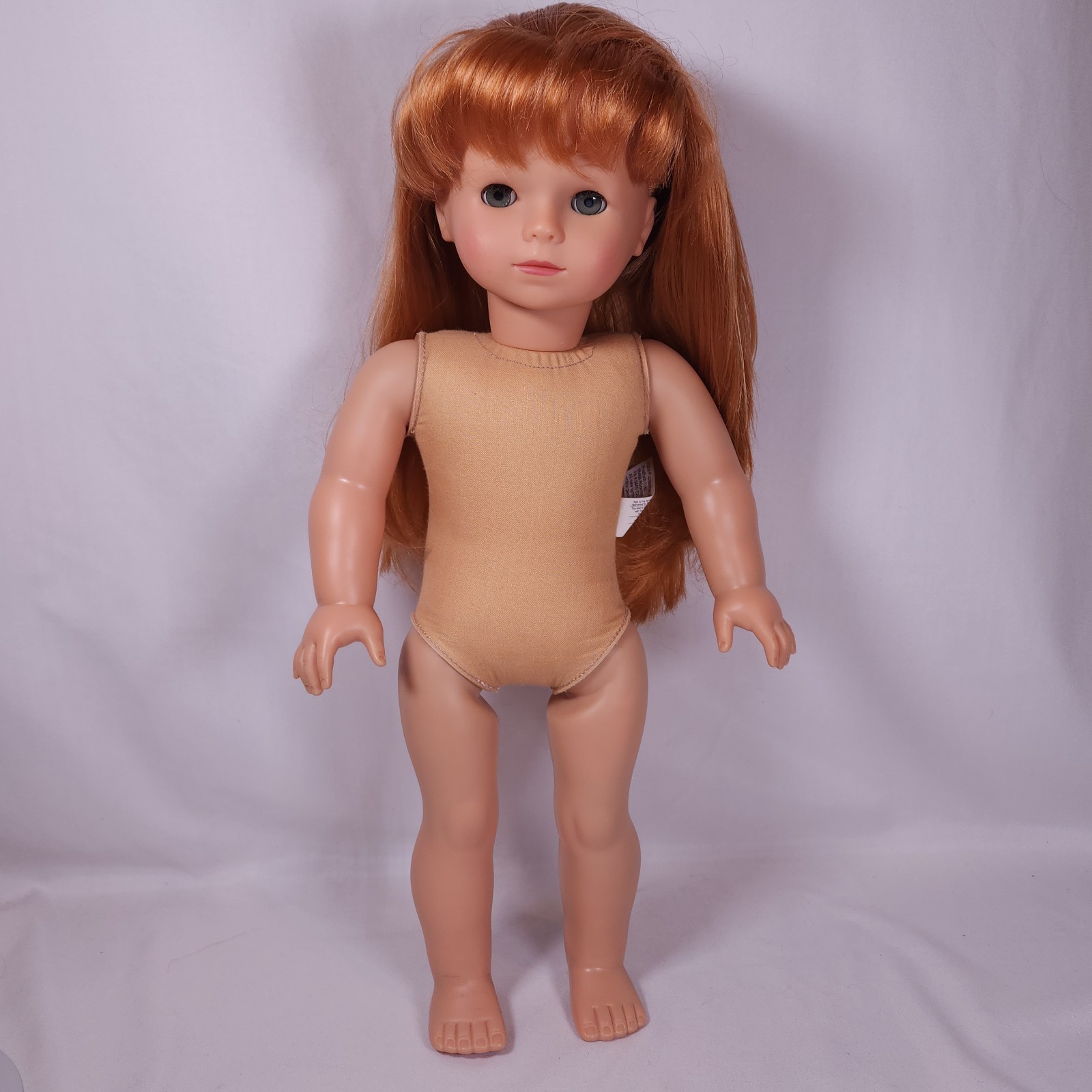 Gotz 18″ Doll like American Girl, Rooted Straight Layered Red Hair, Blue Eyes