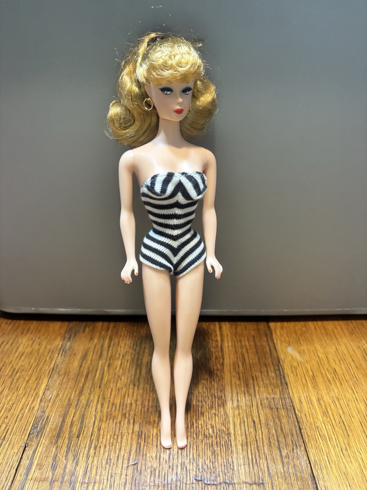Barbie 35th Anniversary 1959 Reproduction Loose Doll Blonde Swimsuit 1993