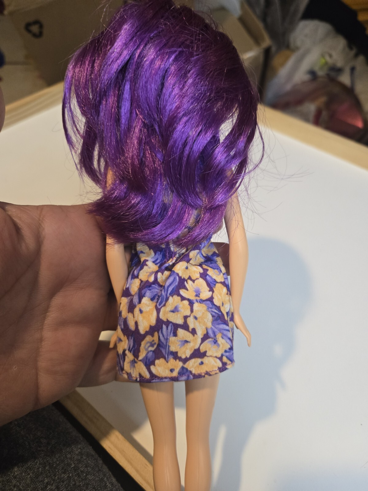 Barbie Fashionistas Doll Purple Hair Mattel Redress Restyle Ooak C203