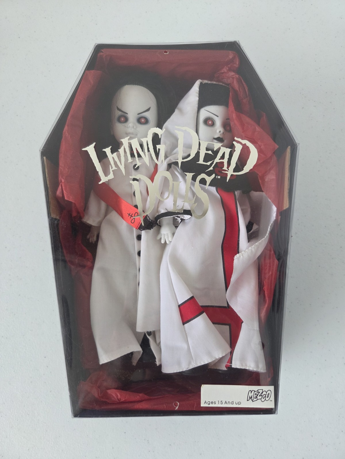 Mezco Living Dead Dolls Goth Nun Girl Doll LDD001 10 in Red Eyes