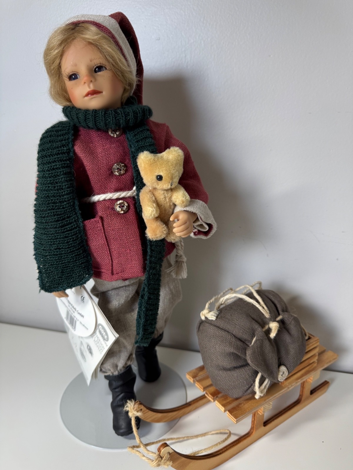 Gotz doll Nicodemus Susi Eimer 16.5″ Troll Children Germany Tags Attached Box