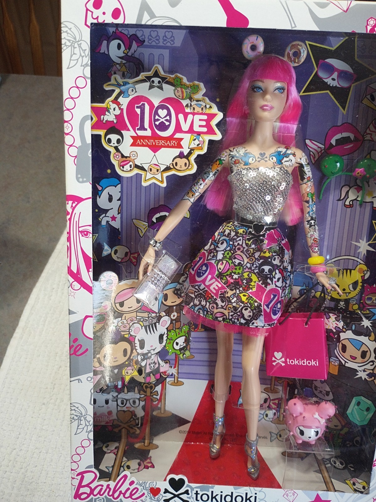 Barbie / Tokidoki 10 year anniversary doll new in box fashion doll