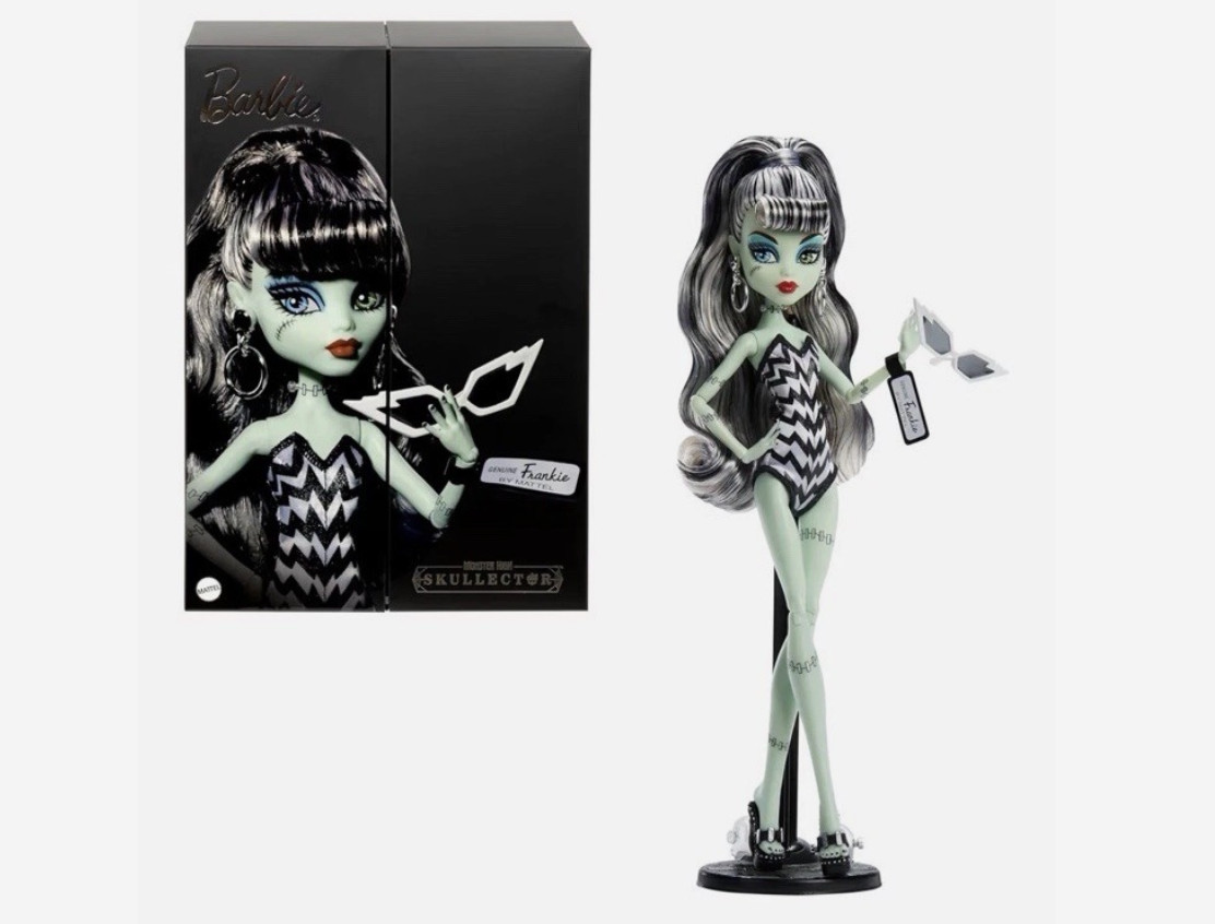 Monster High x Barbie Frankie Stein Skullector Doll Limited Edition JHK28
