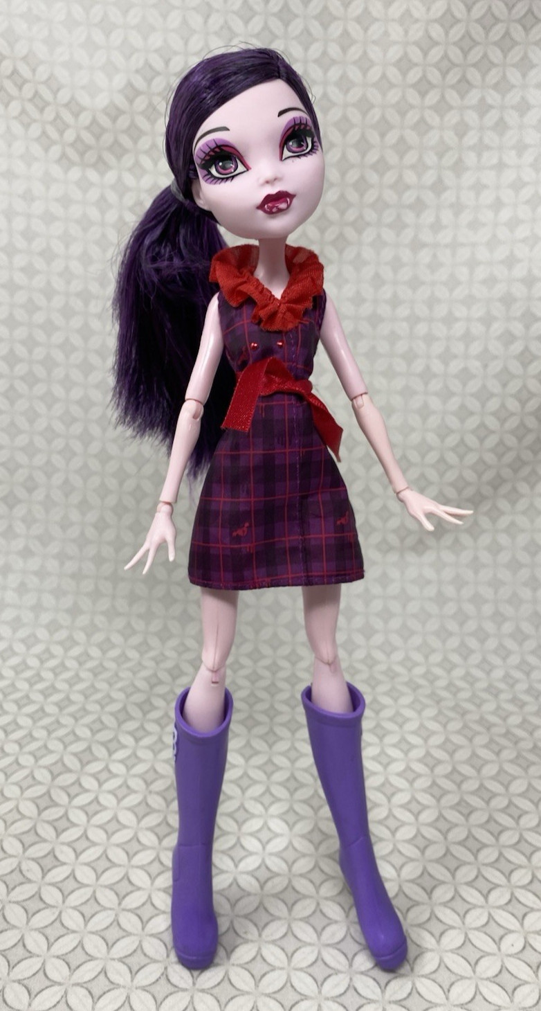 Monster High Ghoulebrities In Londoom Elissabat Doll Dress Shoes (B)