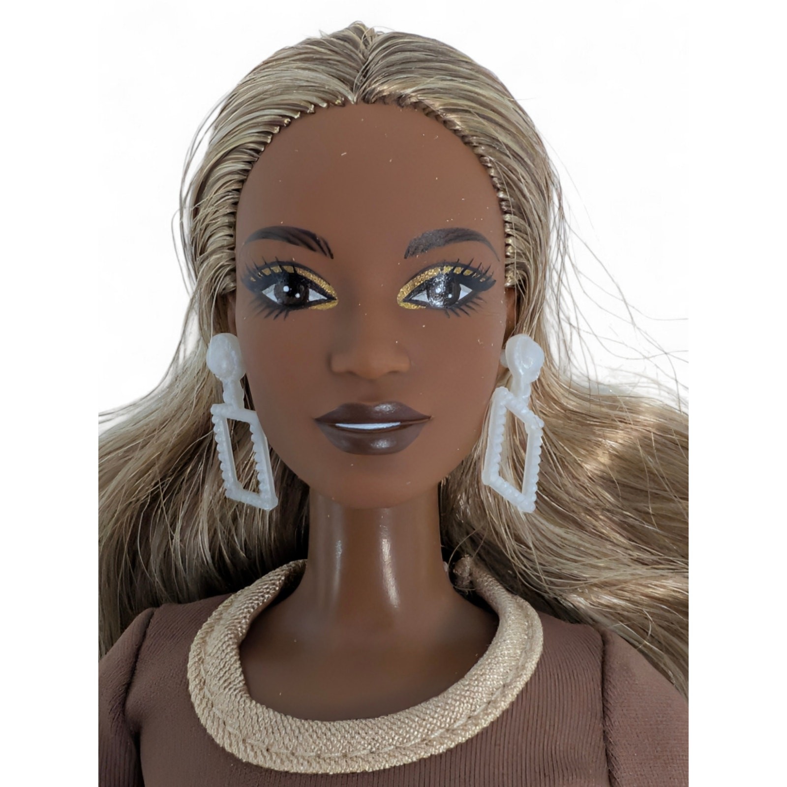 Barbie Basics You Create Neutral Kit 2 Pazette Face Athletic Body Doll JJX36