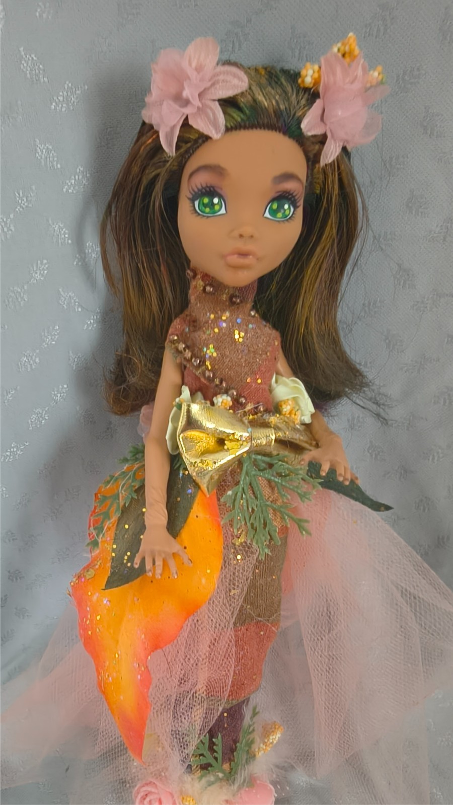 Autumn Fantasy an OOAK monster high doll custom art repainted