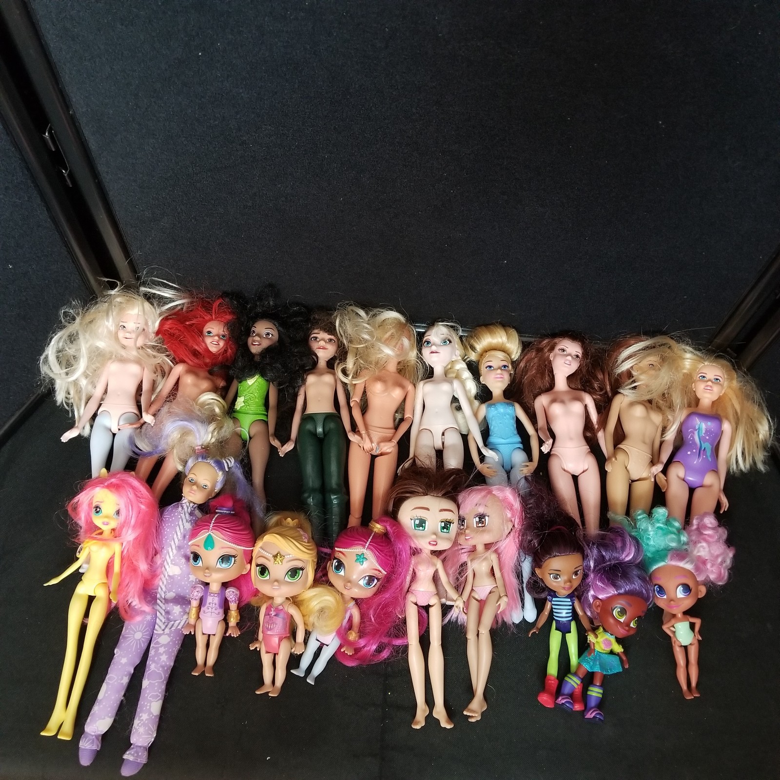 Random Doll 20 Lot TLC Disney Princess Shimmer N Shine Equestria Girls