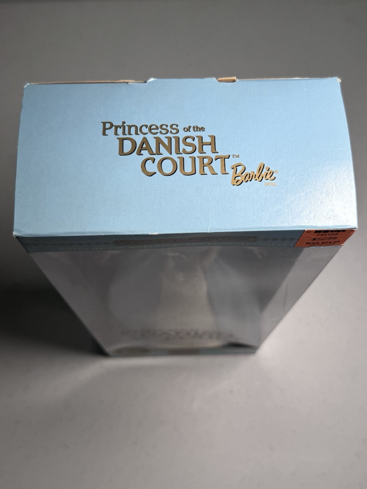 NIB Dolls of the World Princess of the Danish Court Barbie 2002 Mattel 56216