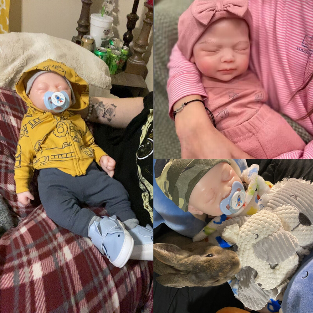 COSDOLL 5.95lb Reborn Baby Dolls 18 in Newborn Baby BOY Lifelike Silicone Doll