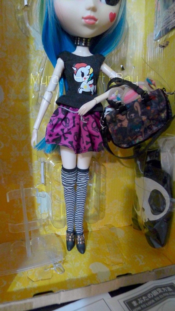 TKDK Tokidoki X Pullip Luna Doll Lime green hair US Seller P-083