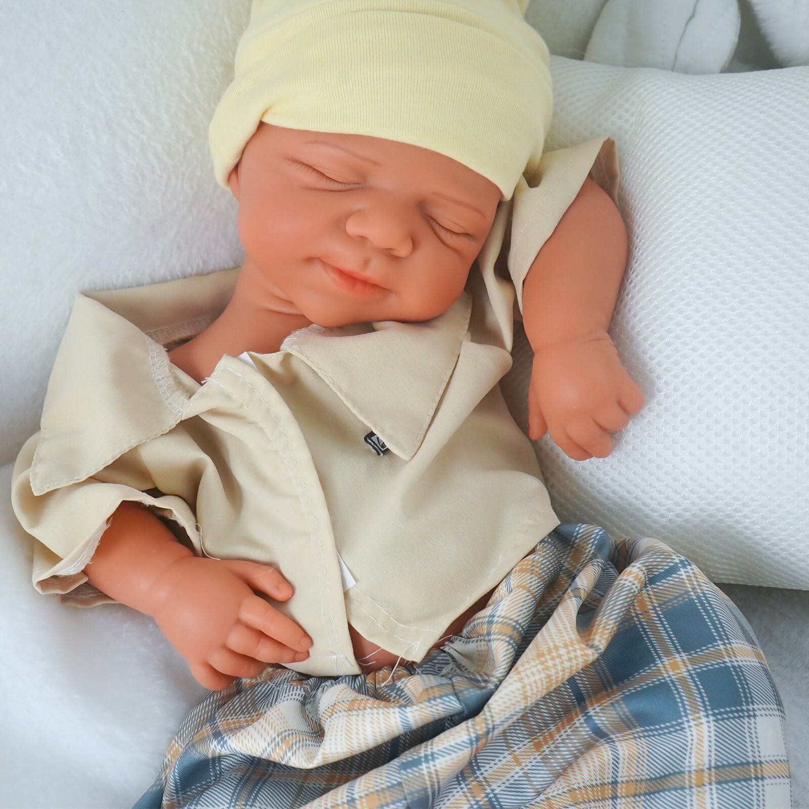 19.68” solid silicone doll silicone reborn doll silicone boy doll toys gifts