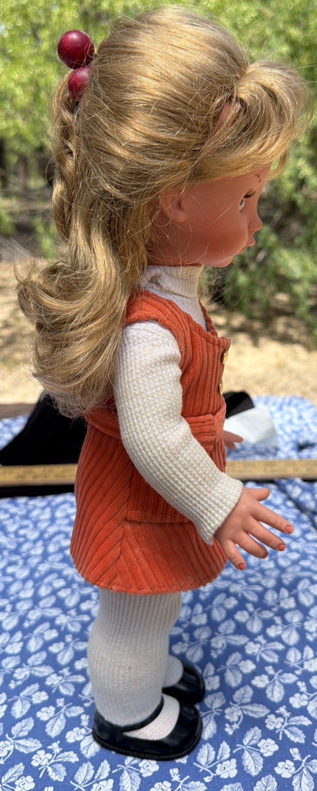 Italocremona IC 17” Doll 1969 Original Dress Shoes Italy 776 Rare Girl AG READ