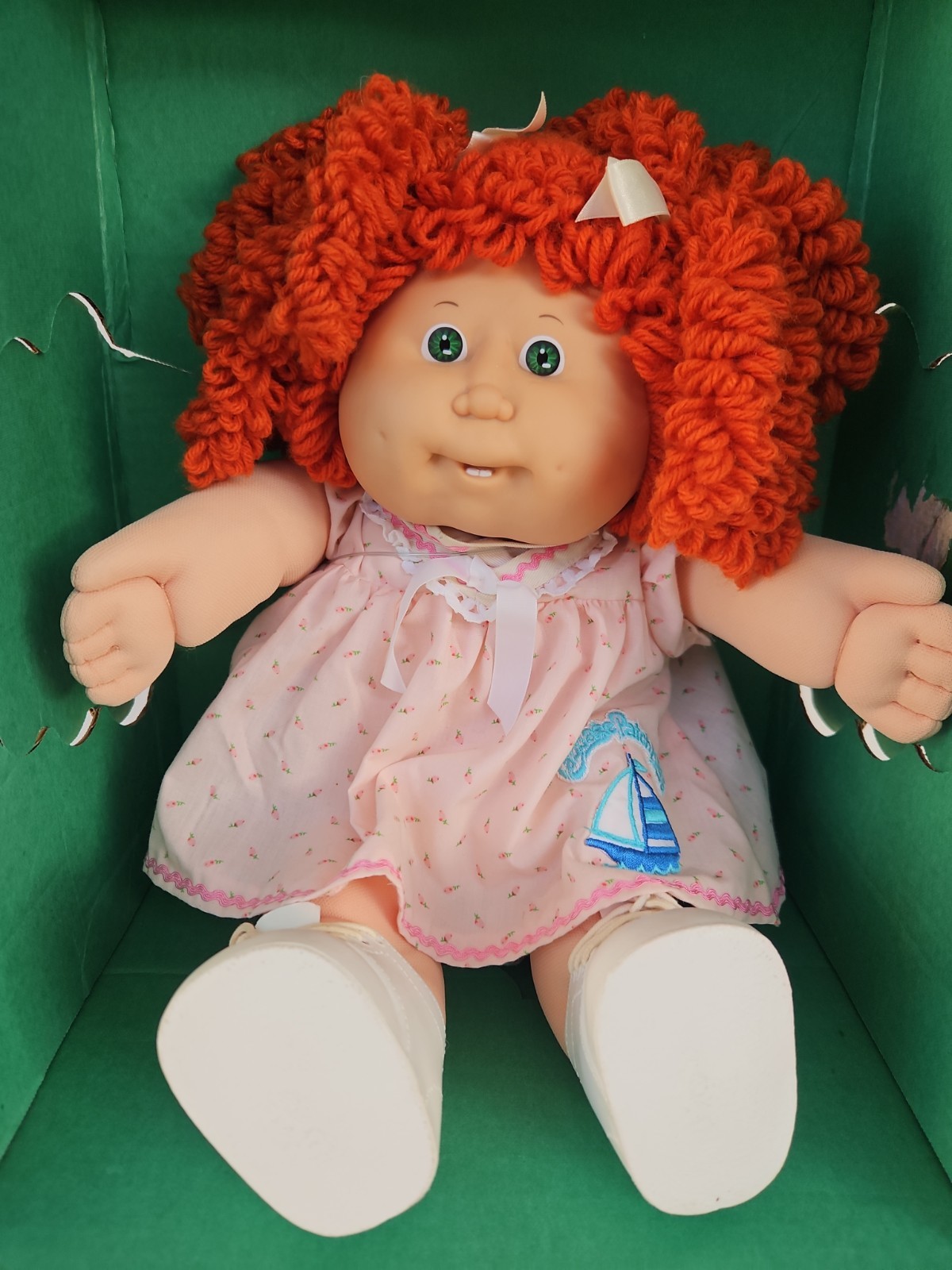 CABBAGE PATCH KID DOUBLE POPCORN 1986 HM#10 IN BOX SAILOR DRESS SO CUTE